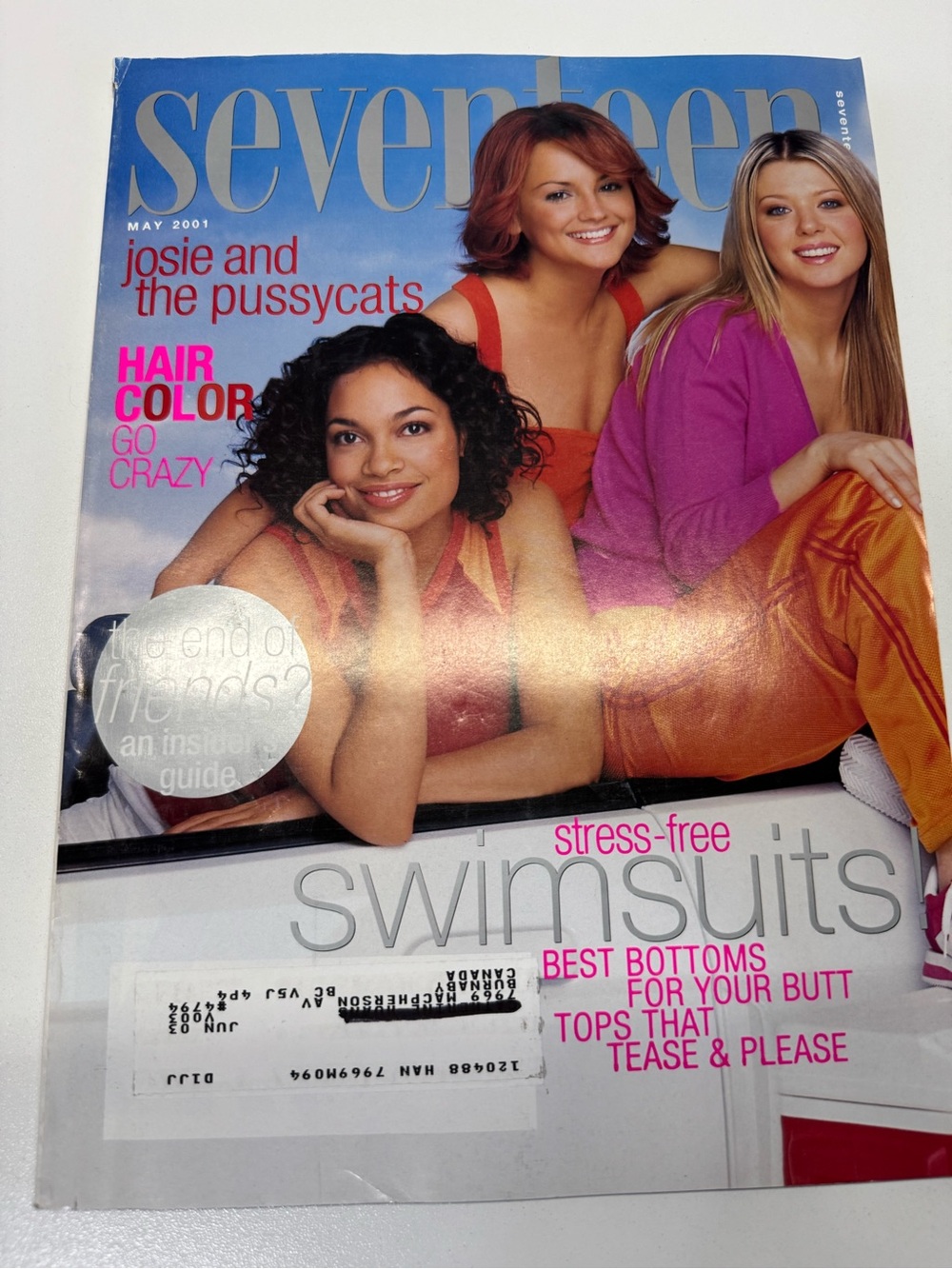 Seventeen 17 Teen Magazine May 2001 Josie & The Pussycats Tara Reid